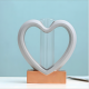 Heart-Shaped Glass Planter